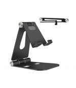 Desktop Stand For Mobile & iPad Foldable & Adjustable - AR-2 - Black