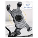 Mobile Holder for Motorcycles 360 degree high quality For All mobile - JS-053 - Black - Image 3
