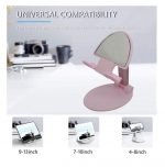 ⁦حامل مكتبي للموبايل قابل للطي متوافق مع جميع الأجهزة - B2 - زهري⁩ - الصورة ⁦3⁩