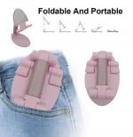 ⁦حامل مكتبي للموبايل قابل للطي متوافق مع جميع الأجهزة - B2 - زهري⁩ - الصورة ⁦7⁩