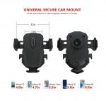 ⁦حامل موبايل للسيارة  يغلق تلقائي للتحدث و السواقه بسهوله و أمان - ML-61⁩ - الصورة ⁦4⁩