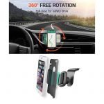 Car Magnet holder installed on the air conditioning slot compatible with all Mobile - ZS-94 - White - Image 2