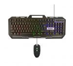 ⁦لوحة مفاتيح وماوس سلكية للالعاب - KM-77⁩ - الصورة ⁦3⁩