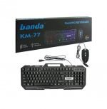 ⁦لوحة مفاتيح وماوس سلكية للالعاب - KM-77⁩ - الصورة ⁦2⁩