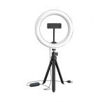 Desktop Stand for Live Stream 360 Degree Rotated LED Ring Light With Mobile Phone Holder - UN-205
