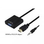 ⁦محول من اتش دى ام أى إلى فيجا مع وصلة صوت دقة تصل 1080P - أسود⁩ - الصورة ⁦3⁩