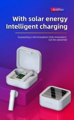 Air6 Plus Earphone Wireless Bluetooth Charging Via USB & Solar Energy for IPhone & Andriod - Image 5