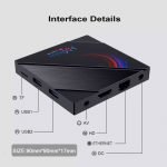 Android Smart TV Box H96 Max H616 4GB / 64GB Android 10 Ultra 4K WiFi – LAN – Bluetooth – USB – HDMI – Card Slot - Image 2