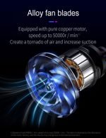 Portable cordless vacuum cleaner with led light for car & home working rechargeable - V6 - Image 6