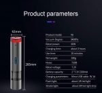 Portable cordless vacuum cleaner with led light for car & home working rechargeable - V6 - Image 14