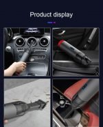 Portable cordless vacuum cleaner with led light for car & home working rechargeable - V6 - Image 2