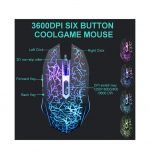 banda Gaming keyboard and mouse combo with USB wired headset with microphone and large mouse pad - G10 - Image 9