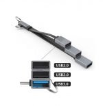 ⁦محول من يو اس بي سي الي يو اس بي 3 في 1 - AIRSKY HC-06⁩ - الصورة ⁦3⁩