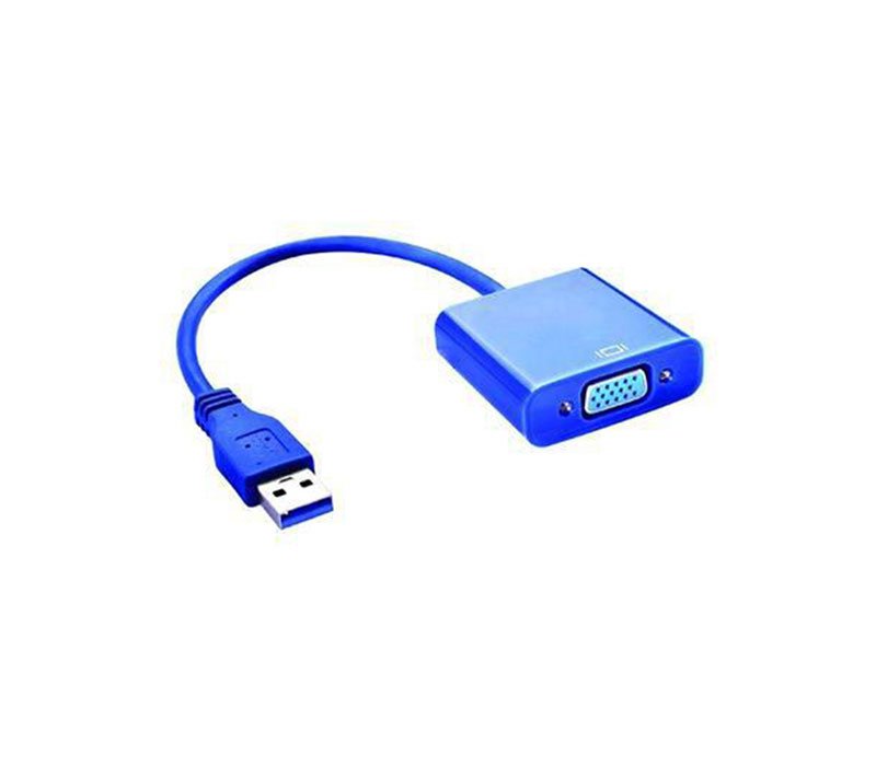 bfchytfd (5) USB to VGA Adapter - Blue - Image 1