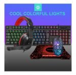 banda Gaming keyboard and mouse combo with USB wired headset with microphone and large mouse pad - G10 - Image 2
