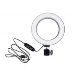 LED Ring Light 16 cm for Live Stream 360 Degree Rotated can be installed on any tripod - UN-160