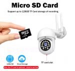 ⁦كاميرا مراقبة Yoosee متحركة 360 درجة تحريك من خلال الموبايل لاسلكية وسلكية مع ميكروفون ومكبر صوت مقاومة للماء رؤية ليلية مستشعر كشف الحركة منفذ كارت ذاكرة للتخزين كاميرا داخلية وخارجية للمنزل والمكتب والمخزن والبنك والملاعب وقاعات المؤتمرات⁩ - الصورة ⁦6⁩