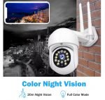 ⁦كاميرا مراقبة Yoosee متحركة 360 درجة تحريك من خلال الموبايل لاسلكية وسلكية مع ميكروفون ومكبر صوت مقاومة للماء رؤية ليلية مستشعر كشف الحركة منفذ كارت ذاكرة للتخزين كاميرا داخلية وخارجية للمنزل والمكتب والمخزن والبنك والملاعب وقاعات المؤتمرات⁩ - الصورة ⁦9⁩