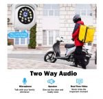 ⁦كاميرا مراقبة Yoosee متحركة 360 درجة تحريك من خلال الموبايل لاسلكية وسلكية مع ميكروفون ومكبر صوت مقاومة للماء رؤية ليلية مستشعر كشف الحركة منفذ كارت ذاكرة للتخزين كاميرا داخلية وخارجية للمنزل والمكتب والمخزن والبنك والملاعب وقاعات المؤتمرات⁩ - الصورة ⁦11⁩