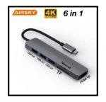 ⁦محول من يو اس بي سي 6 في 1 - AIRSKY HC-13⁩ - الصورة ⁦5⁩