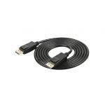 DisplayPort to DisplayPort Adapter Cable Line Cord Wire 1.8M - Black