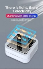 Air6 Plus Earphone Wireless Bluetooth Charging Via USB & Solar Energy for IPhone & Andriod - Image 9