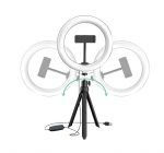 Desktop Stand for Live Stream 360 Degree Rotated LED Ring Light With Mobile Phone Holder - UN-205 - Image 2