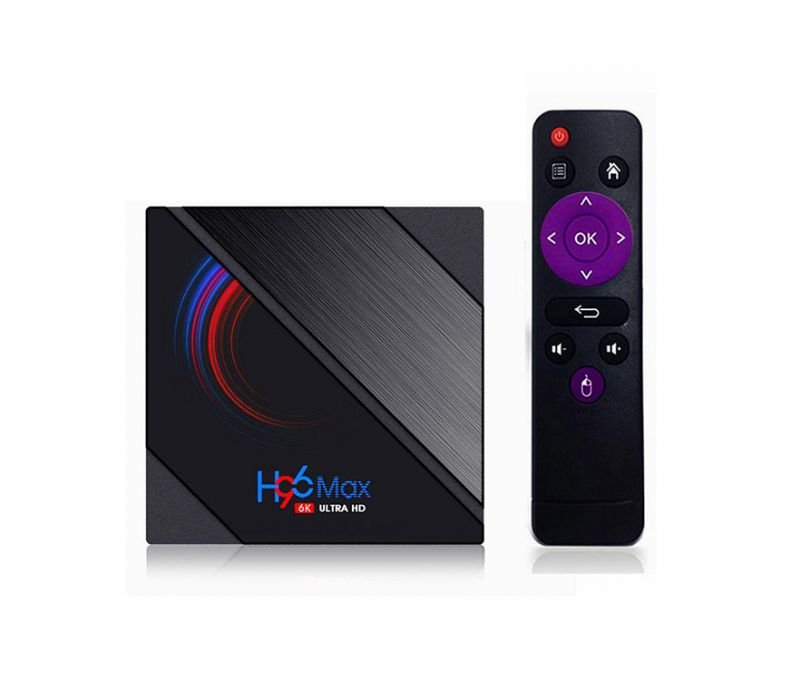 h96-max-tv-box-android-10-0-allwinner-h616 Android Smart TV Box H96 Max H616 4GB / 64GB Android 10 Ultra 4K WiFi – LAN – Bluetooth – USB – HDMI – Card Slot - Image 1