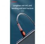 ⁦كابل شحن ومزامنه AKEKIO متوافق مع كافة الاجهزة ذات مدخل يو اس بي سي  بطول 1 متر - UC09⁩ - الصورة ⁦3⁩