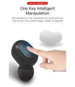 E6S Earphone Bluetooth for IPhone & Andriod - Black - Image 5