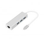 محول من يو اس بي سي الي 3 مخارج USB و j45