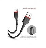 ⁦كابل شحن ومزامنه AKEKIO متوافق مع كافة الاجهزة ذات مدخل ميكرو يو اس بي بطول 1 متر - UC04⁩ - الصورة ⁦4⁩