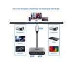 USB-C to HDMI 4K VGA Adapter, USB 3.1 Type-C to VGA HDMI Video Converter Adaptor - Gray - Image 2