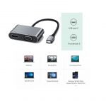 USB-C to HDMI 4K VGA Adapter, USB 3.1 Type-C to VGA HDMI Video Converter Adaptor - Gray - Image 4