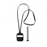 Silicone Protective Case with strap set for AirPods Black - UN-308