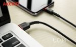 ⁦كابل شحن ومزامنه AKEKIO متوافق مع كافة الاجهزة ذات مدخل ميكرو يو اس بي بطول 1 متر - UC04⁩ - الصورة ⁦3⁩