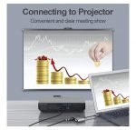 ⁦محول من يو اس بي سي الي فيجا / اتش دي ام اي / يو اس بي / صوت / يو اس بي سي - 5 في 1 - رمادي⁩ - الصورة ⁦10⁩