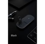 ⁦شاحن لاسلكي سريع 3 في 1 لشحن الهاتف والساعة والسماعة وعدة أجهزة في وقت واحد -  OjD-55 - أسود⁩ - الصورة ⁦6⁩