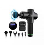 Massage Gun Deep Portable Muscle Deep Tissue Massage Gun with 6 Massage Heads, LCD Touch Screen - 20 Speed Ultra Quiet - Rechargeable - model-06