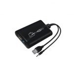 USB 2.0 to HDMI with Audio Converter Adapter Cable 0.5 m HDMI Adapter