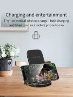 Wireless Charger Fast Charging Stand - OJD-29B - Black - Image 7