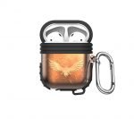 Protective Silicone AirPods Case with hook Rose Gold color - UN-309