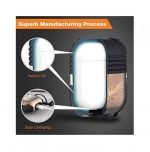 Protective Silicone AirPods Case with hook Rose Gold color - UN-309 - Image 5