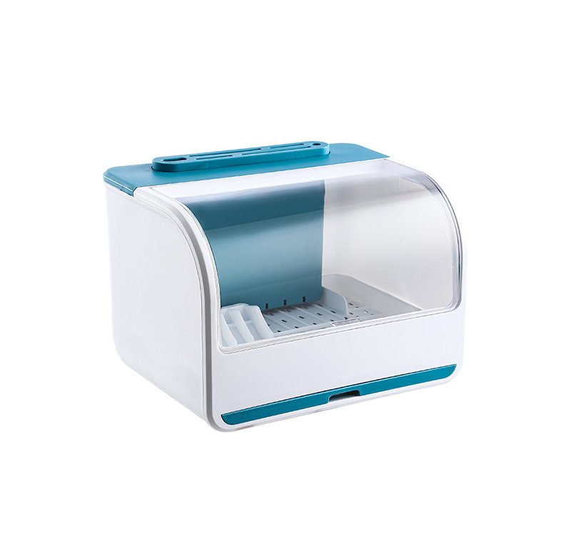 fcjgvgy (8) Dish Drainer With removable dish holder - MN07 - Blue - Image 1