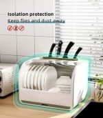 Dish Drainer With removable dish holder - MN07 - Dark Green - Image 6