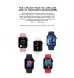 M16 Pluse Smart Watch 44MM - supports Arabic language - call and message alerts, compatible with Android and IOS, Black Color - Image 5