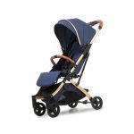 Baby Stroller Easily foldable baby stroller with four wheel wide base - Anershi A8188 JL - Blue