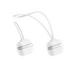 جراب حماية سليكون مع مجموعة حزام لسماعة ابل ايربودز برو لون أبيض -UN-307