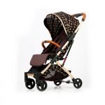 Baby Stroller Easily foldable baby stroller with four wheel wide base - Anershi 8188