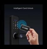 Smart Lock for all Doors that works with fingerprint, password, key and code and can be controlled through the mobile – B13 - Image 3